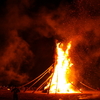 能登島「向田の火祭」の大松明が倒れる様を撮りたい