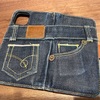 UK trident × JAPAN BLUE JEANS 岡山デニムiPhoneケースのエイジングについて