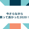 今さらながら、買って良かった2020！