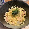 だしバタきのこパスタ　味の素パーク　で晩酌