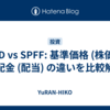 PFFD vs SPFF: 基準価格 (株価) と分配金 (配当) の違いを比較解説