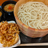 釜揚げうどん大と野菜かき揚げ