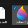 obj形式のファイルフォーマットの中身を見る　