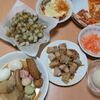 おでん＆七草がゆの晩ご飯