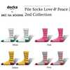 decka Quality socks BRU NA BOINNE デカ ブルーナボイン Pile Socks Love & Peace 2nd Collection 