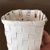牛乳パックでバスケットを作る