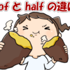  ｢half of｣ と ｢half｣ の違いは？ ｢ハーフ｣ の使い分けに困らない完全攻略
