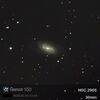 星見娘で電視観望5030(NGC2903棒渦巻銀河 in Leo)