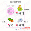 Học chữ cái và từ vựng tiếng Hàn(P1)