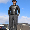 太めのブラックシャンブレーなら、  CUSHMAN / クッシュマン 22686  BLACK CHAMBRAY TROUSERS  WHIDE STRAIGHT ブラックシャンブレー ワイドトラウザー！ 久々の再入荷です( ＾∀＾)