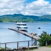 桧原湖観光船で雄大な【磐梯山】に出会った