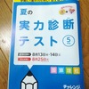 チャレンジタッチ5年生の夏の実力診断テストを提出。夏休みの間に苦手をなくそう！