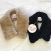 YOUNG&OLSEN の MINK YARN FUR COLLAR