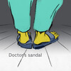 「医者のサンダル」  Doctor’s sandals