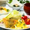 ♪サーモンフライ タルタルソース添え＆アスパラと長いもの焼きびたし♪
