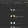 Houdini メモ　Alembicで書き出し　Mirror Curveでパーティクル制御 その他