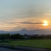 富士山夕景