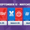 【クラロワリーグ2020】CRL East – Week５ Day1　結果一覧