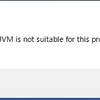 Eclipse が起動しない JVM is not suitable for this product