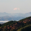 土岳からの富士山と筑波山