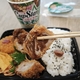 ヒレカツ御前 ＋ カップスター 鶏天そば