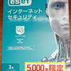 ライセンス更新用にセキュリティ対策ソフトの「ESET インターネットセキュリティ（3年･3台版）」を確保しておきました