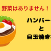 23日目　ロコモコ丼風目玉焼きハンバーグ-30日チャレンジ-