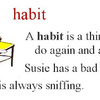 今日の単語: habit