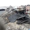 択捉島・ゴルノエ　強風で集合住宅の屋根が飛ばされた