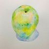 日々絵「りんご　an apple」 15.11.20