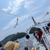 外国人観光客に混じって天橋立観光をする