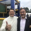 林敏之vs高田延彦、オールブラックス戦でトーク・バトル！