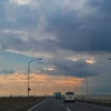 すごい夕立→気温21℃まで下がった