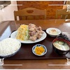 🚩外食日記(1404)    宮崎ランチ   「あけみ食堂」②より、【日替わりランチ(からあげ定食)】‼️🌐宮崎市田野町🌐