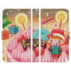 ケーキ | Android One X3 手帳型 スマホ ケース カバー Xmasケーキ TONTENKAN かわいい レディース クリスマス サンタクロース スイーツ クリスマスケーキ 女の子 Google グーグル アンドロイド ワン au docomo softbank エーユー オーダーメイド おしゃれ おすすめ オリジナル 