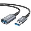 Nimaso USB 3.0 延長ケーブル 2.0m (タイプAオス - タイプAメス) USB 延長 コード