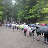 日光東照宮　残念ながら雨