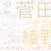 　Twitterキーワード[#菅田将暉ann]　08/26_01:00から60分のつぶやき雲
