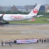 JALのA350初便の出発も見えた福岡空港のANAラウンジは最高の撮影環境だ！