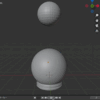 【Blender】スノードーム（ガラス）を割ってみたよぉ