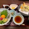 生しらす丼と野菜天