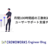 月間100時間超の工数削減を実現したユーザーサポート支援チームの軌跡