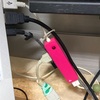 減光シールで眩しいLEDをふさぐ