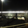 夜明け前のモノレール　　観光列車みすゞ潮彩の旅　その１