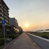 夏の夕方