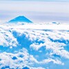 富士山は飛行機から！