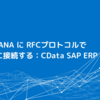 SAP S/4  HANA のRFCプロトコルを使ってRDBライクに接続する：CData SAP ERP Driver