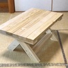 【ＤＩＹ】端材の２×４材を利用して、ガーデンテーブルを作りました