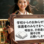 AI画像 小学校の先生 ホワイトボード 誰でも簡単作成方法！＜PR画像/宣伝画像＞