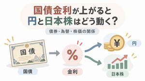国債金利が上がると円と日本株はどう動く？ 債券・為替・株価の関係